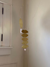 Load image into Gallery viewer, Brass Rose Quartz Mobile Lightcatcher
