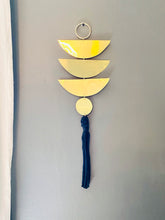 Load image into Gallery viewer, Brass Wall Hanging with Black Tassel
