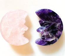 Load image into Gallery viewer, Wholesale Amethyst Rose Quartz Moon
