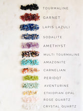Load image into Gallery viewer, Gemstone Filled Roller Bottle for Essential Oils
