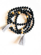 Load image into Gallery viewer, Dainty Black Onyx Stretch Bracelet

