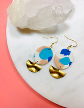 Load image into Gallery viewer, Blue Wave Earrings
